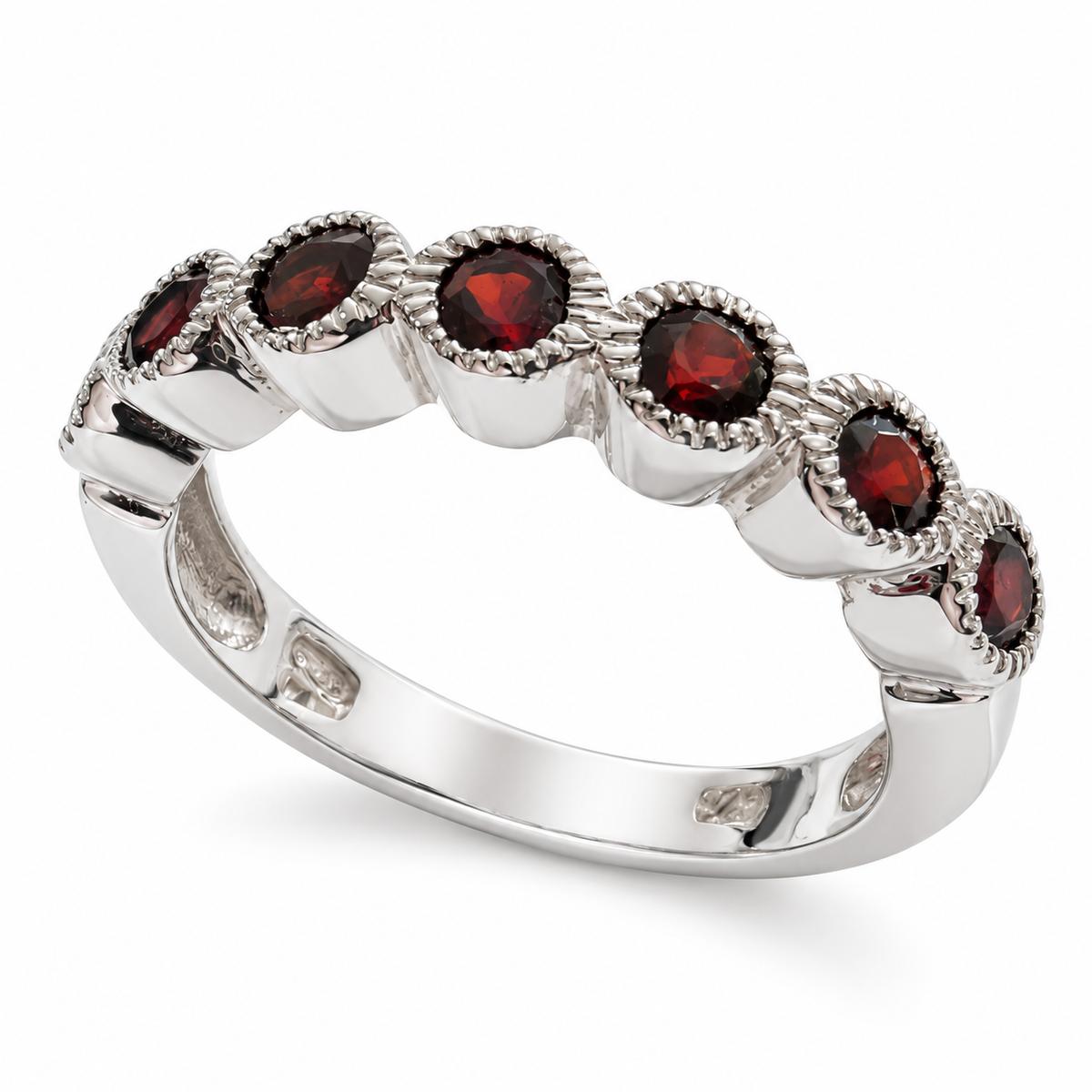 Bague Rivière Grenat