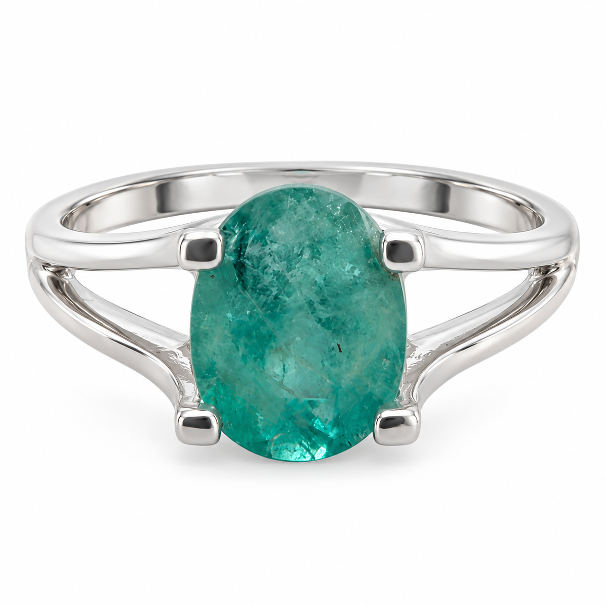 Bague Étreinte Émeraude