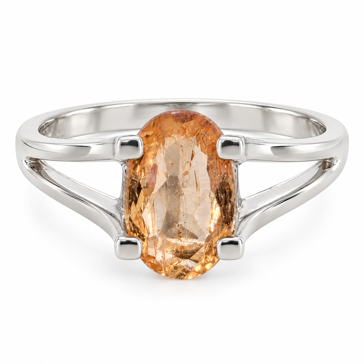 Bague Étreinte Topaze Impériale