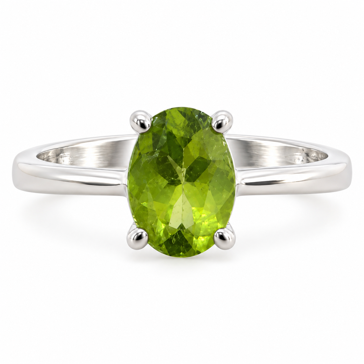 Bague Solitaire Péridot