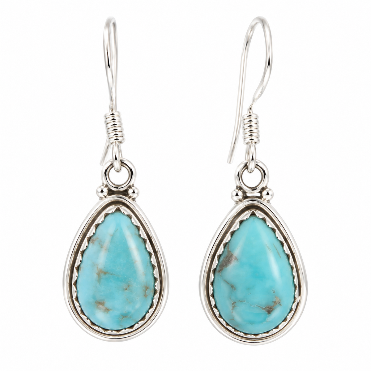 Boucles d'oreilles turquoise Indy goutte