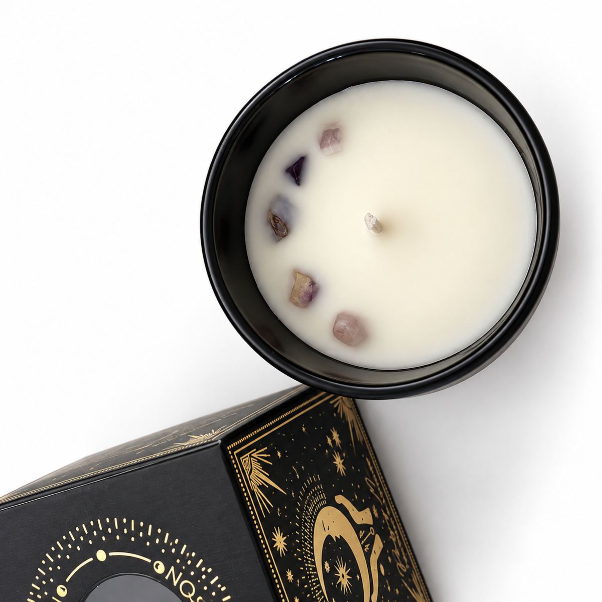 Bougie d'Intention en Verre (120g)
