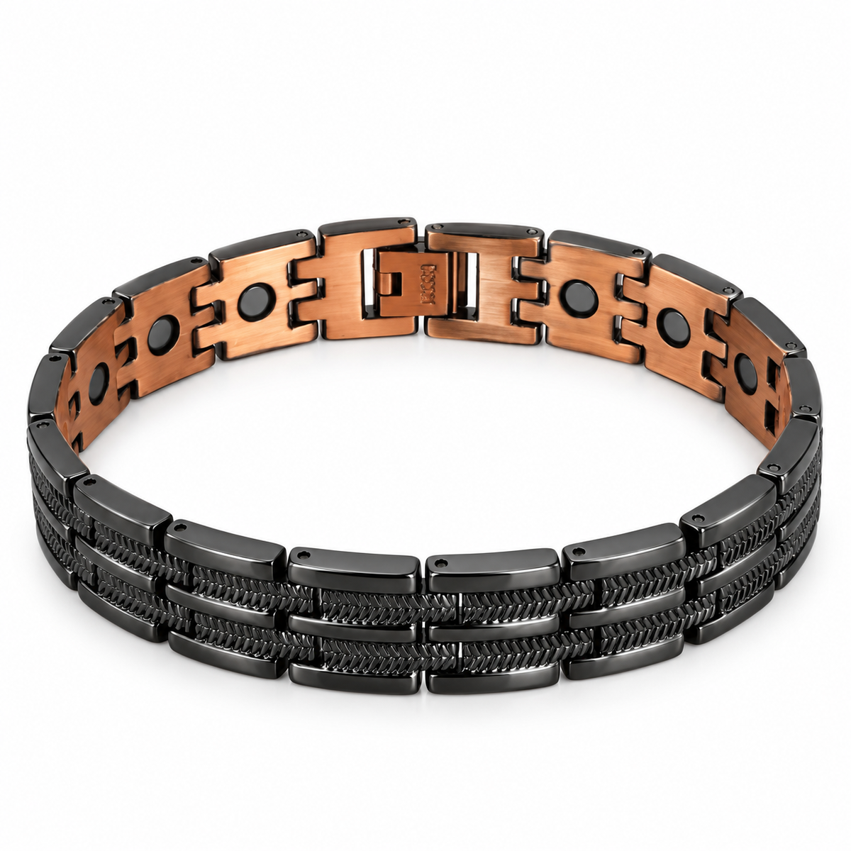 Bracelet Cuivre Magnétique – Éclipse – Maillons