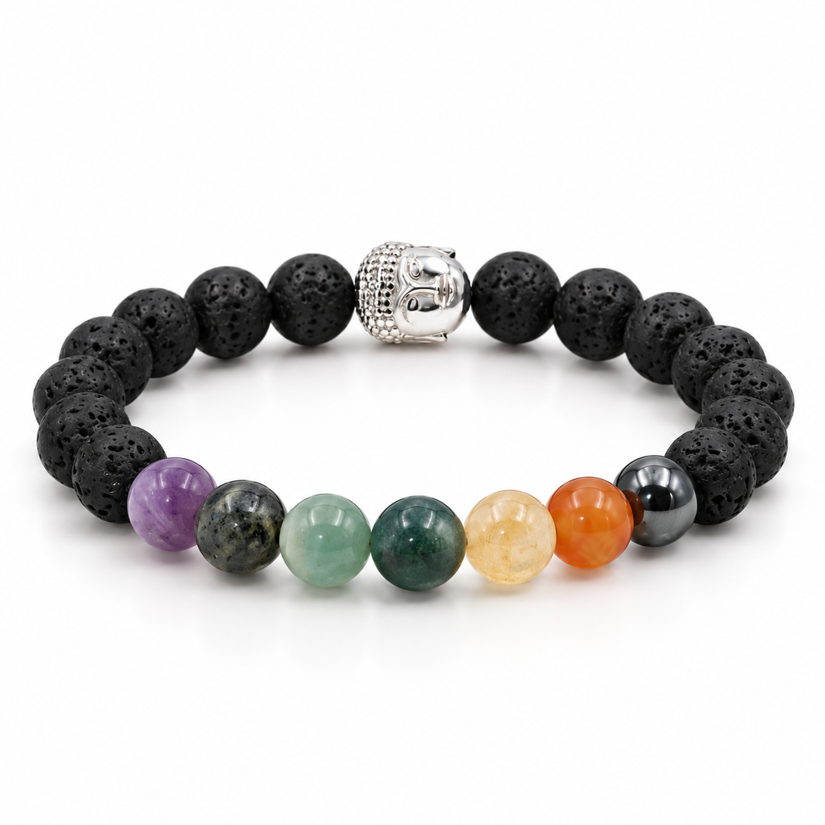 Bracelet 7 chakras Lave
