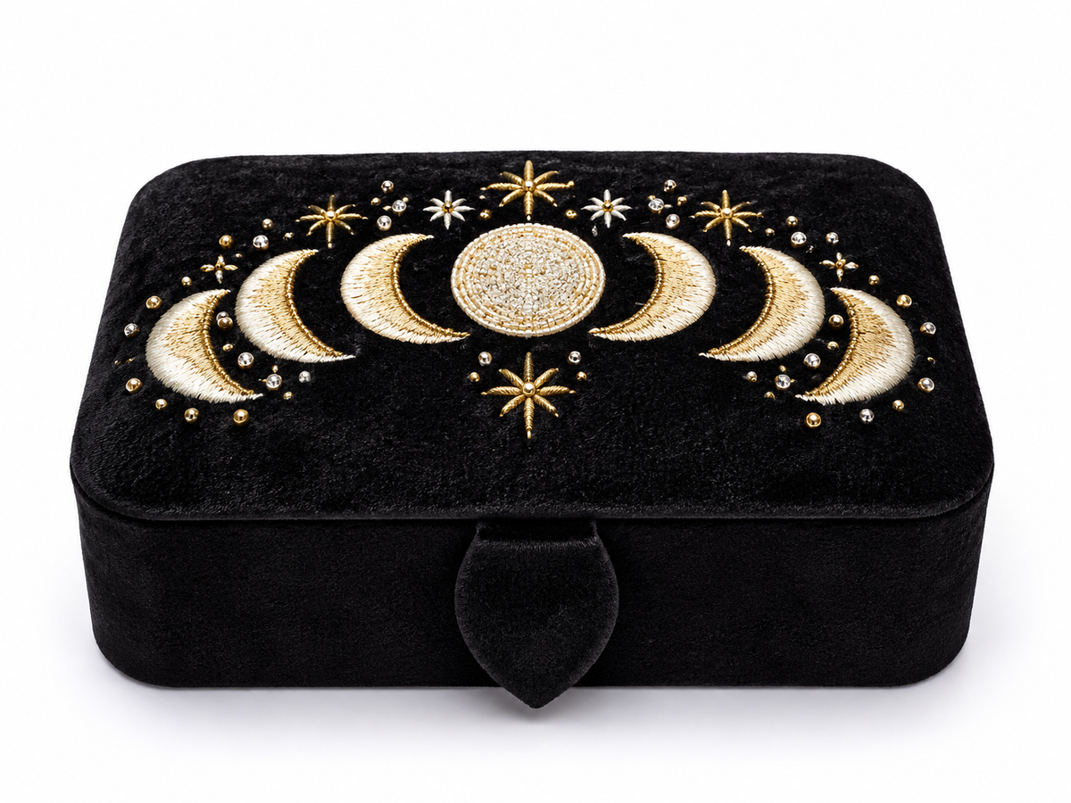 Coffret à bijoux velours