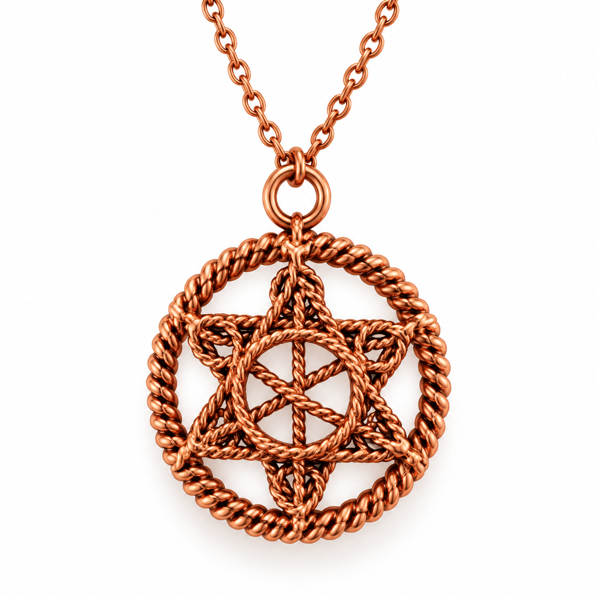Collier Cuivre – Géométrie Sacrée