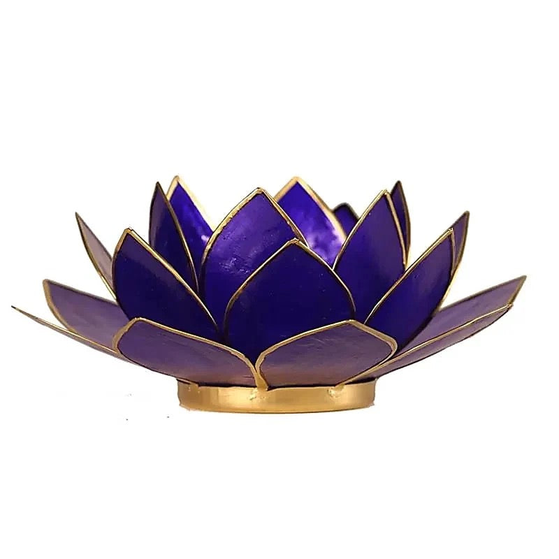 Photophore Lotus Chakra & Or