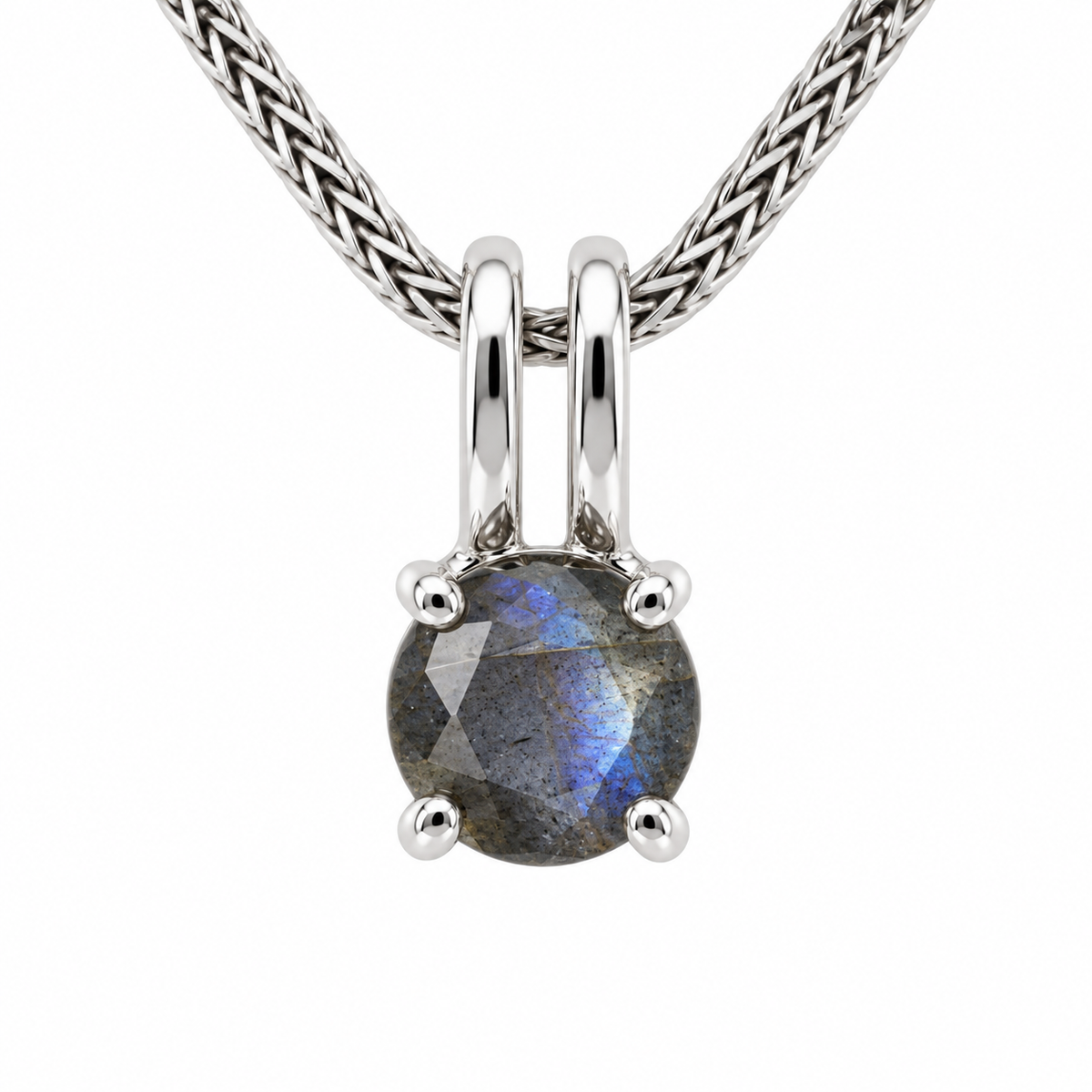 Pendentif Étincelle Labradorite Ag925