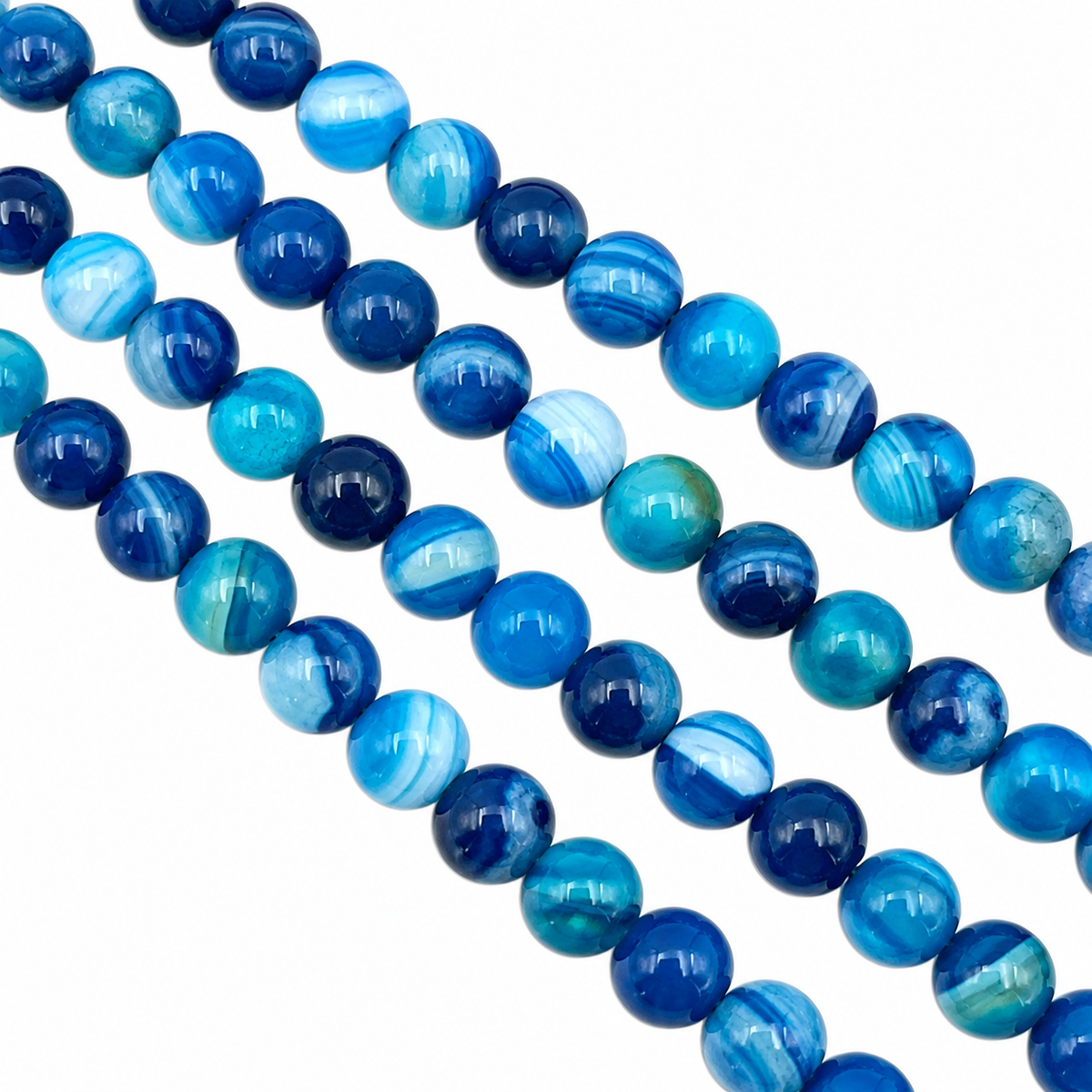 Rang agate bleue teintée