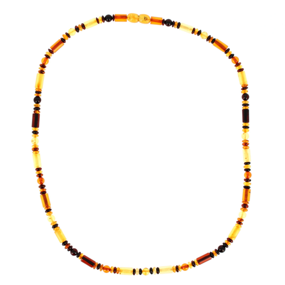 Collier homme en ambre