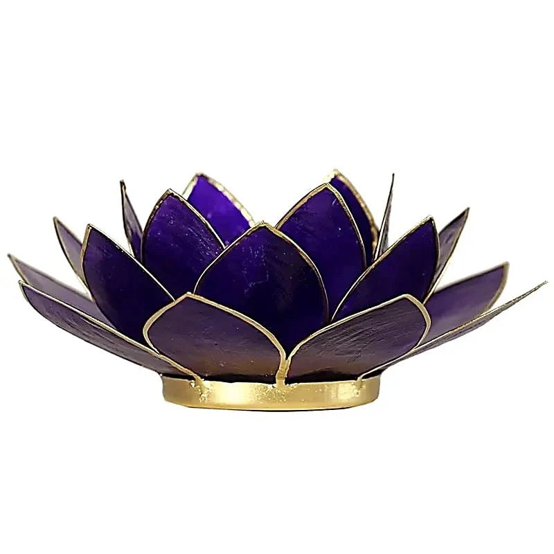 Photophore Lotus Chakra & Or