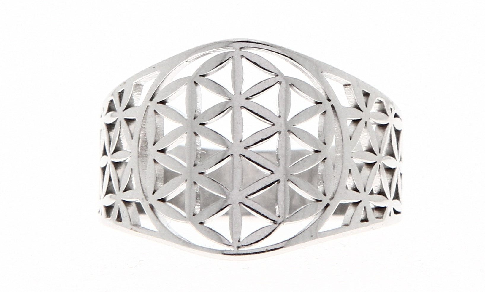 Bague fleur de vie anneau