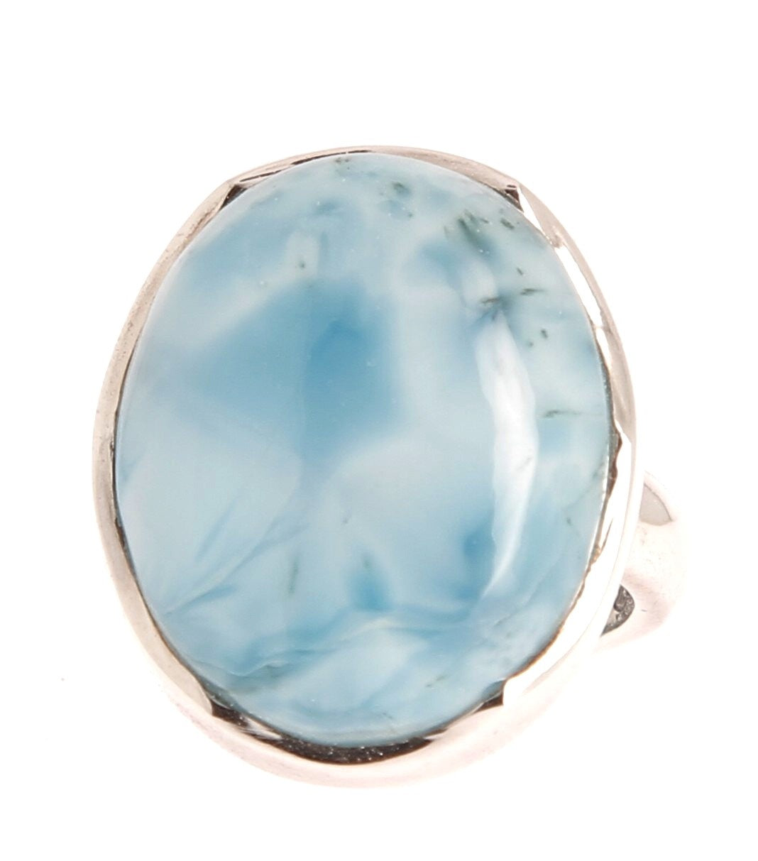 Bague larimar ovale