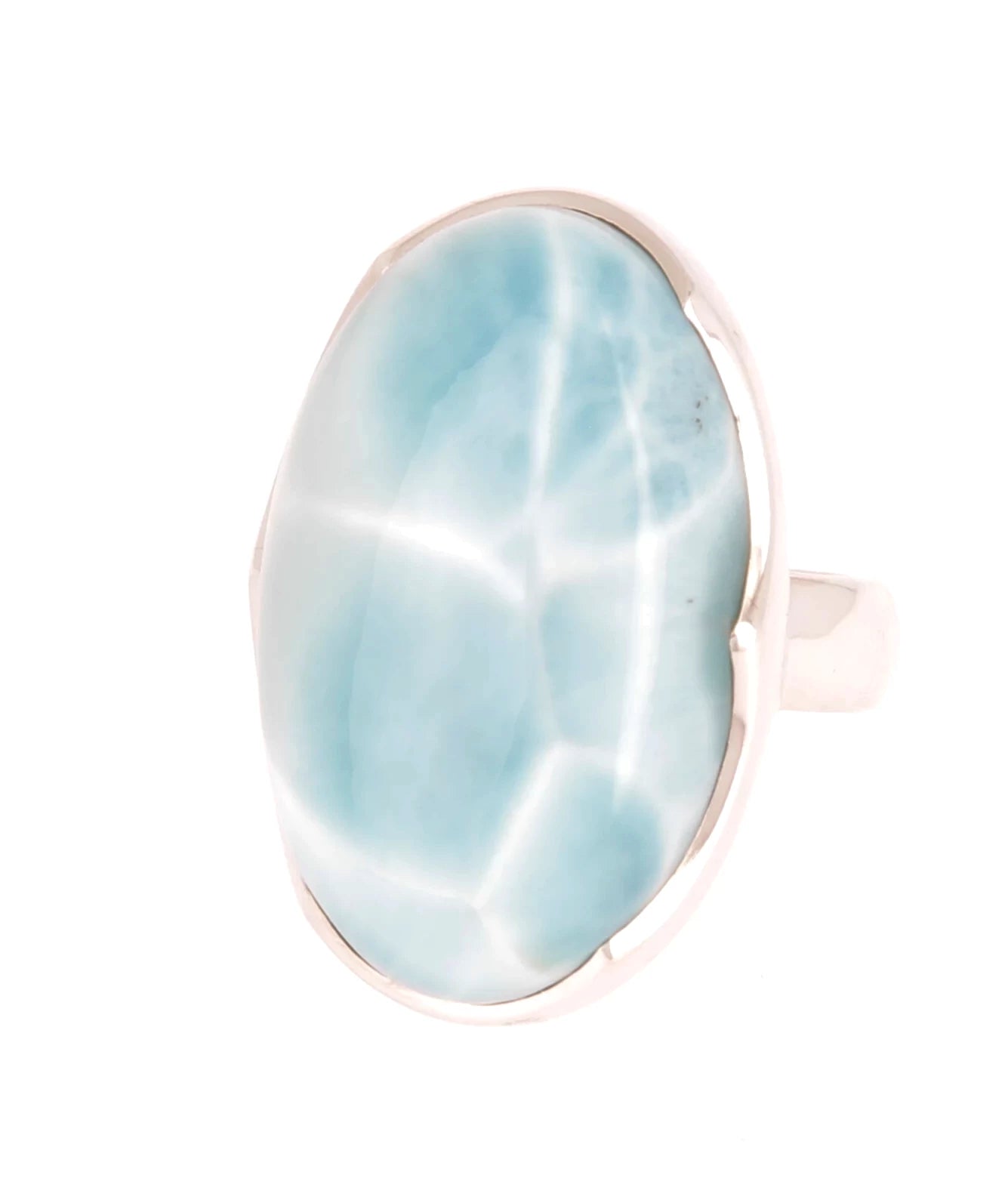 Bague larimar ovale - vue 2