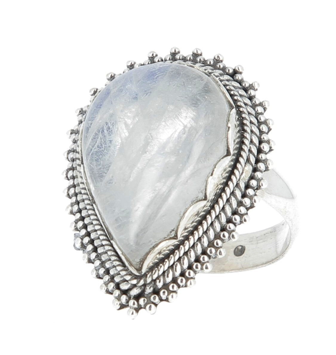 Bague péristérite indy goutte inv