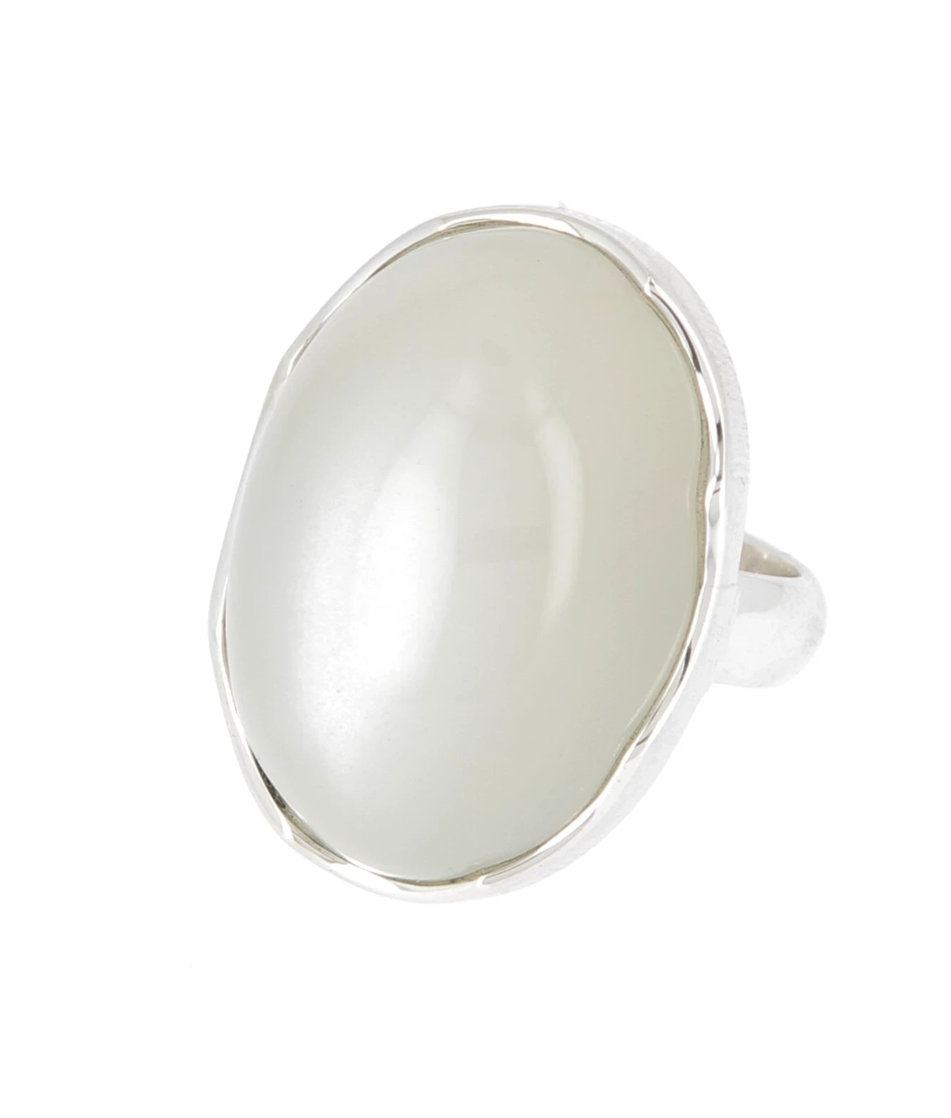 Bague pierre de lune ovale Ag925