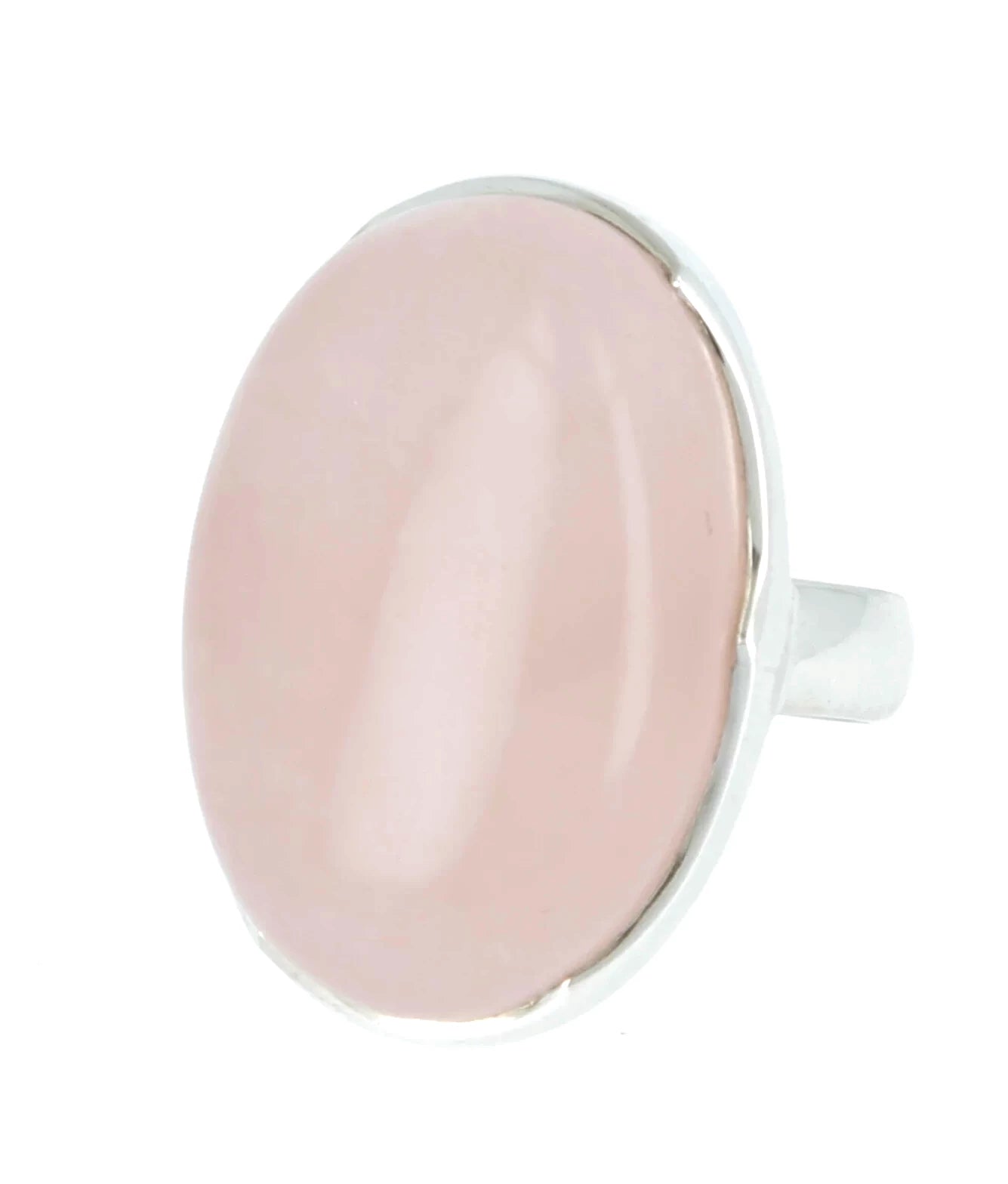 Ring Rozenkwarts Ovaal