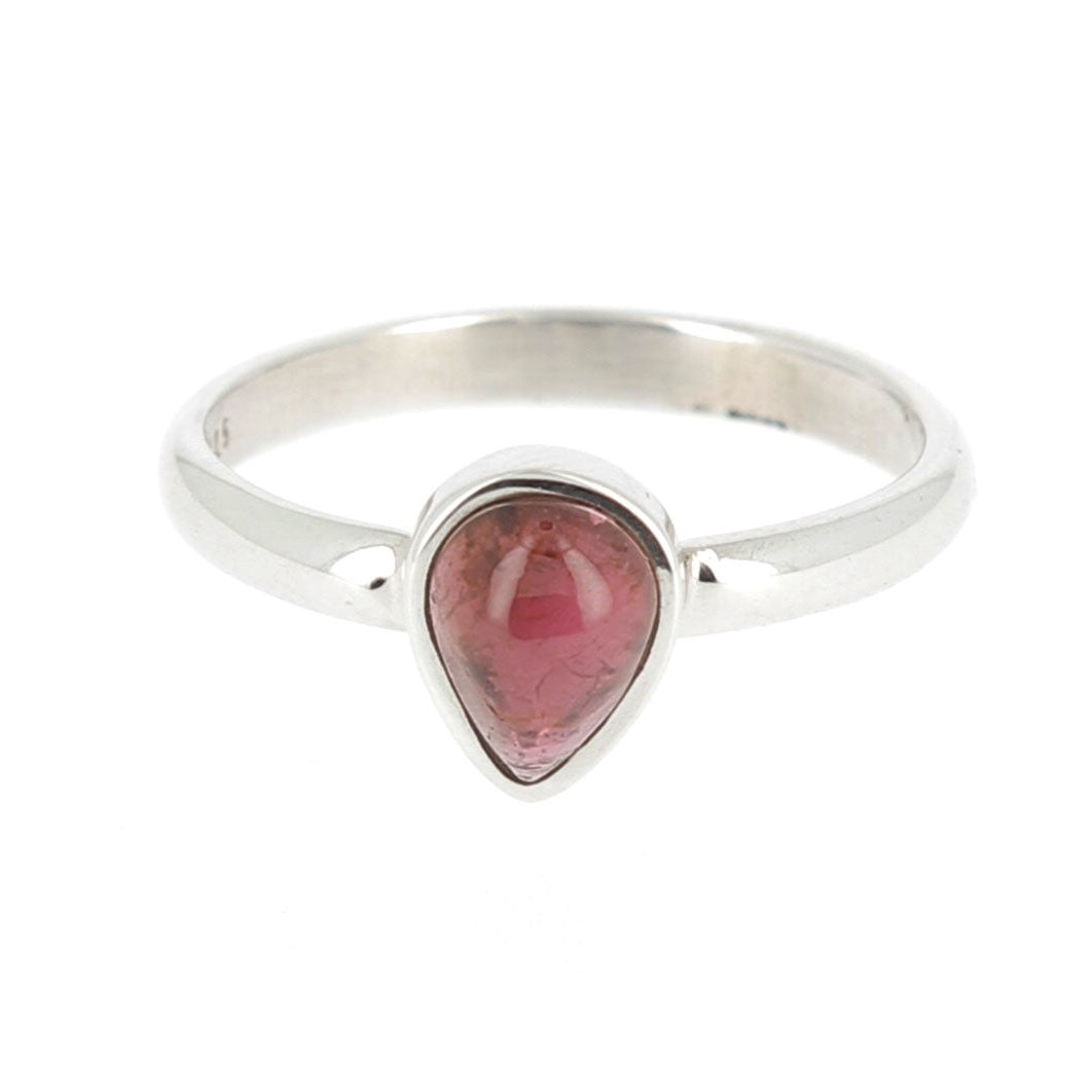Bague tourmaline rose