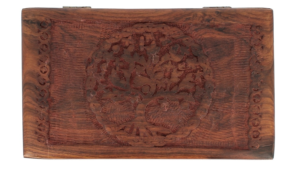 Boîte à bijoux rectangulaire en bois - vue 2