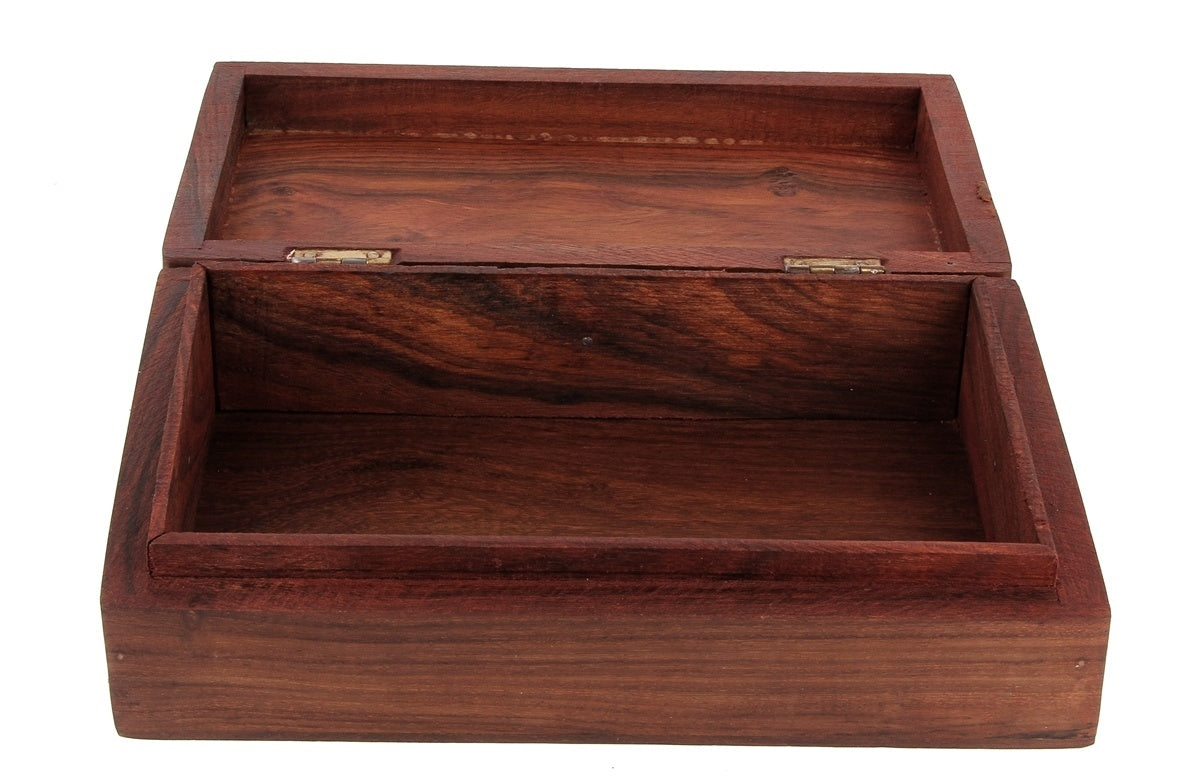 Boîte à bijoux rectangulaire en bois - vue 4