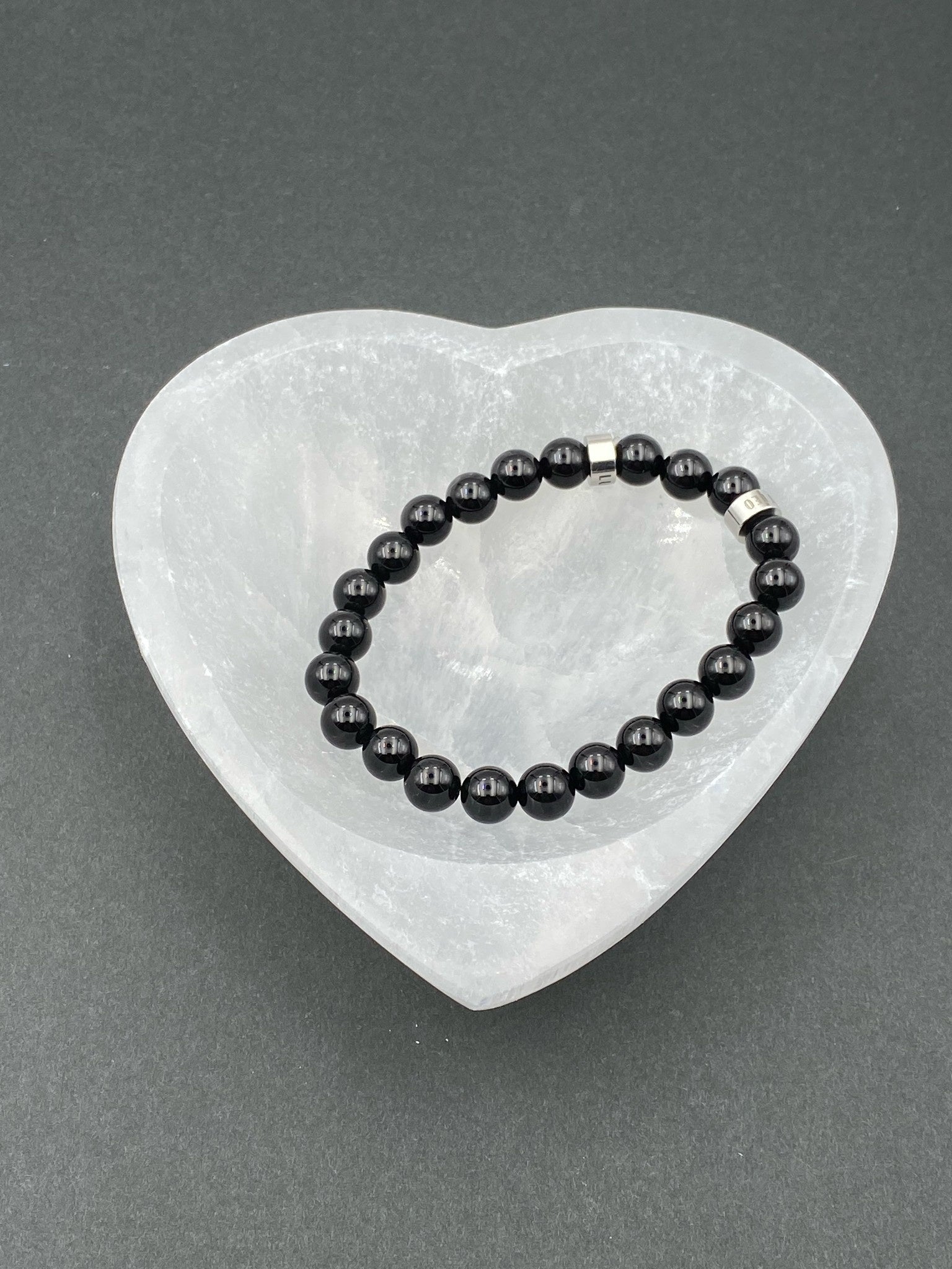 Bol de selenite coeur