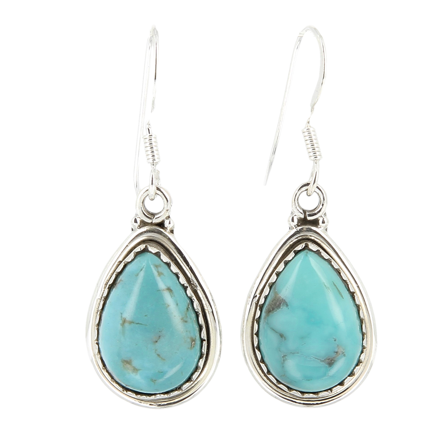 Boucles d'oreilles turquoise Indy goutte