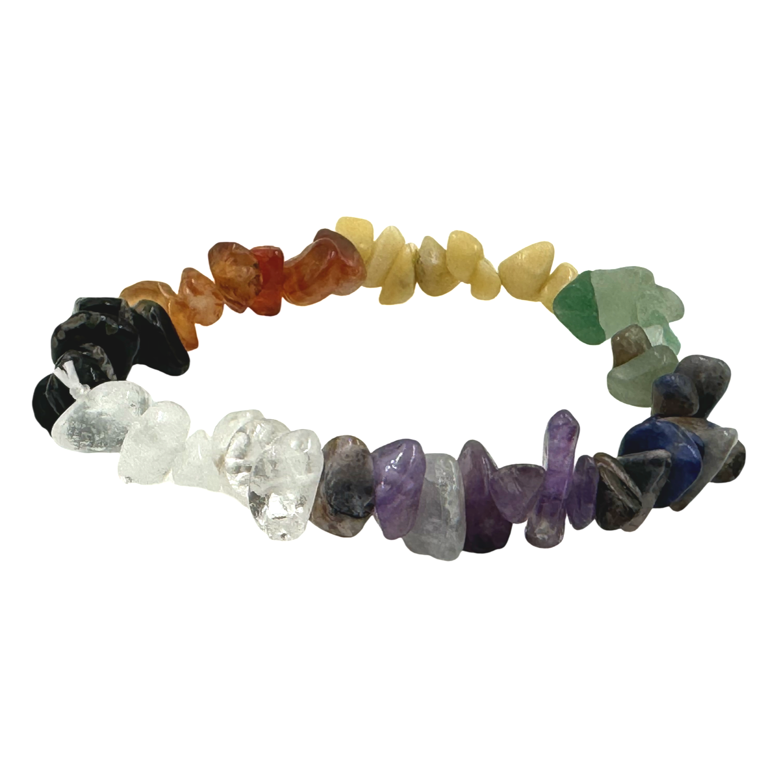 Bracelet chips - barroque 7 chakras