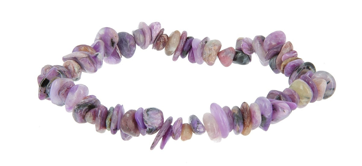 Bracelet chips - barroque charoïte
