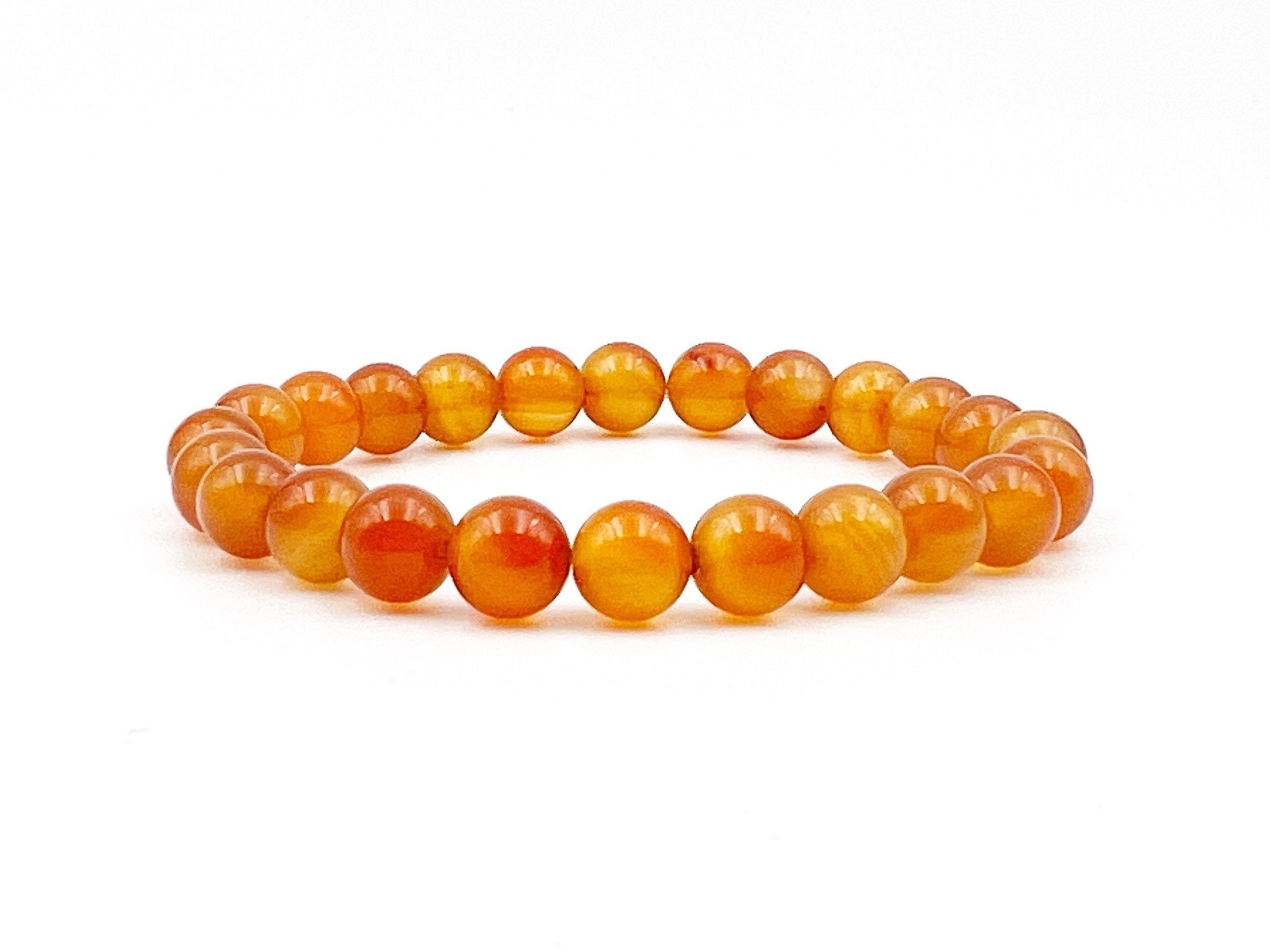 Bracelet cornaline claire