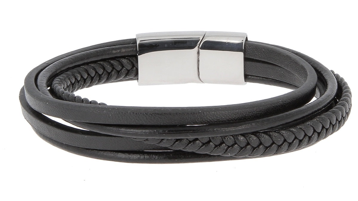 Bracelet cuir multiple