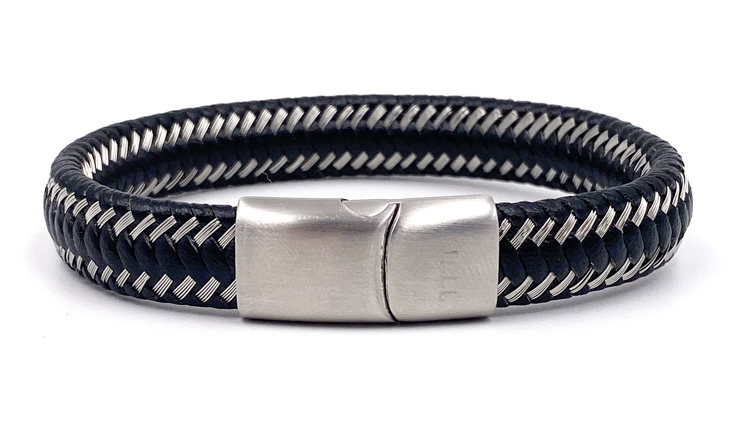 Bracelet cuir tissé - vue 2