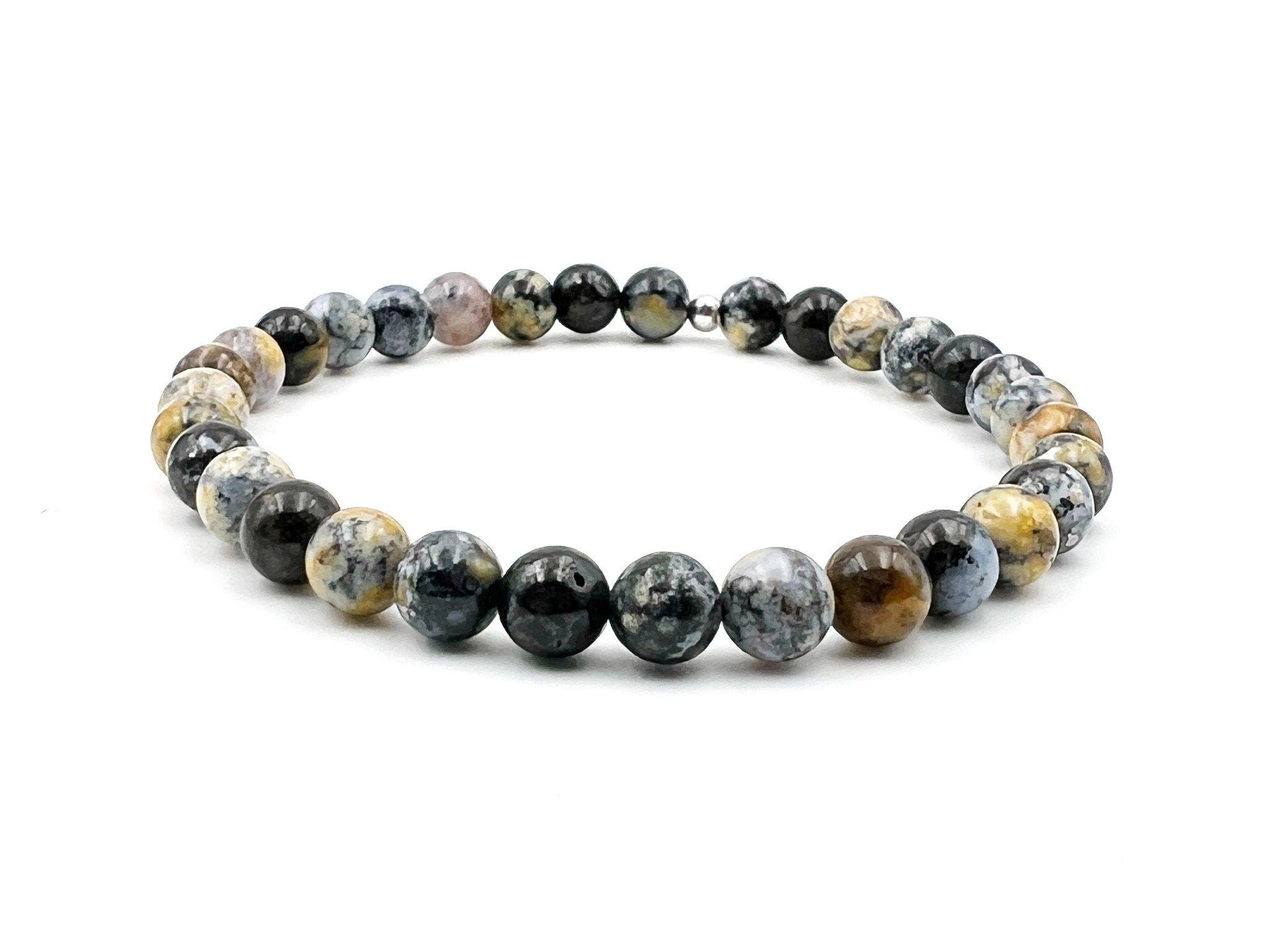 Bracelet jaspe océan - vue 3