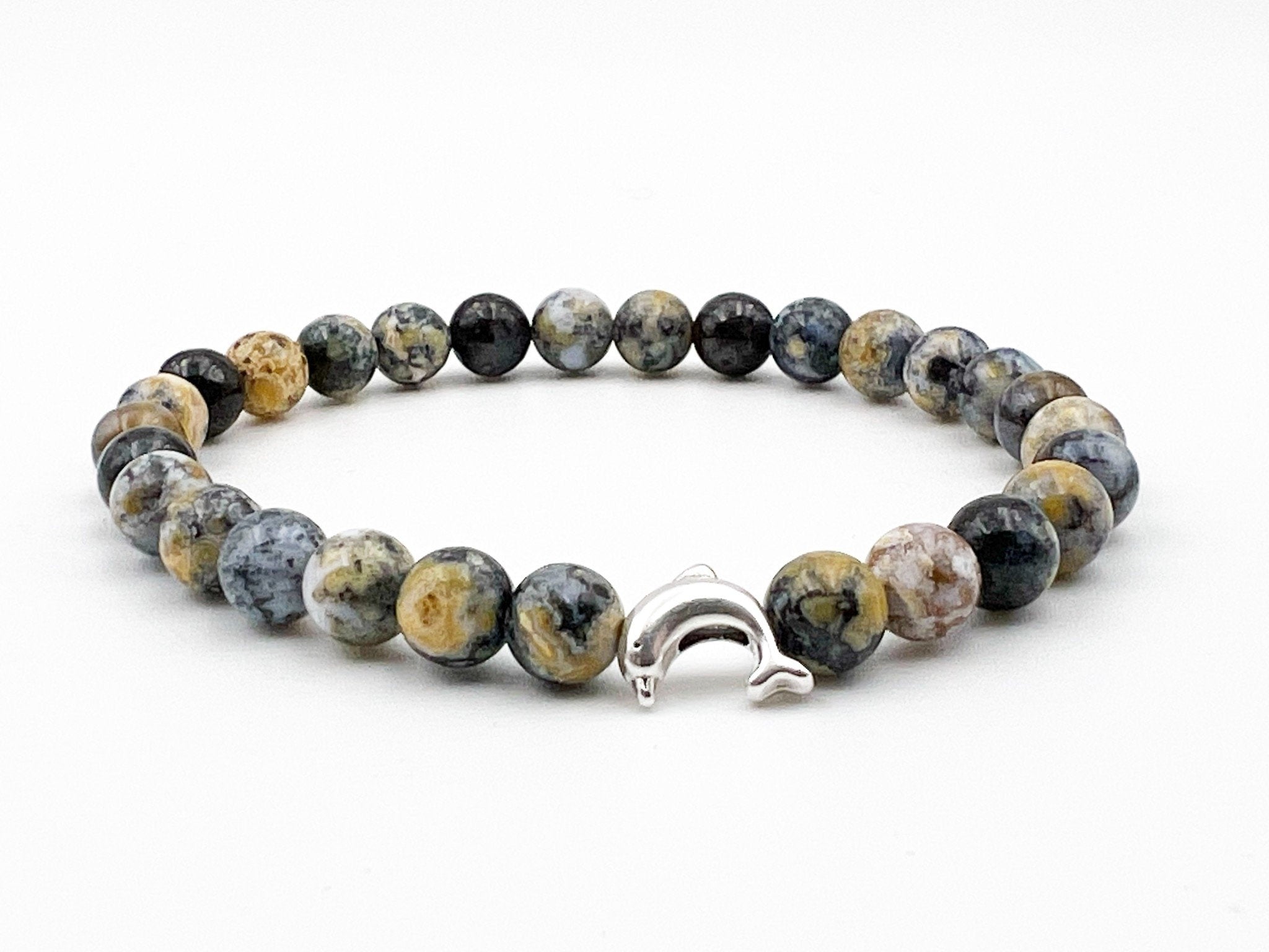 Bracelet jaspe océan