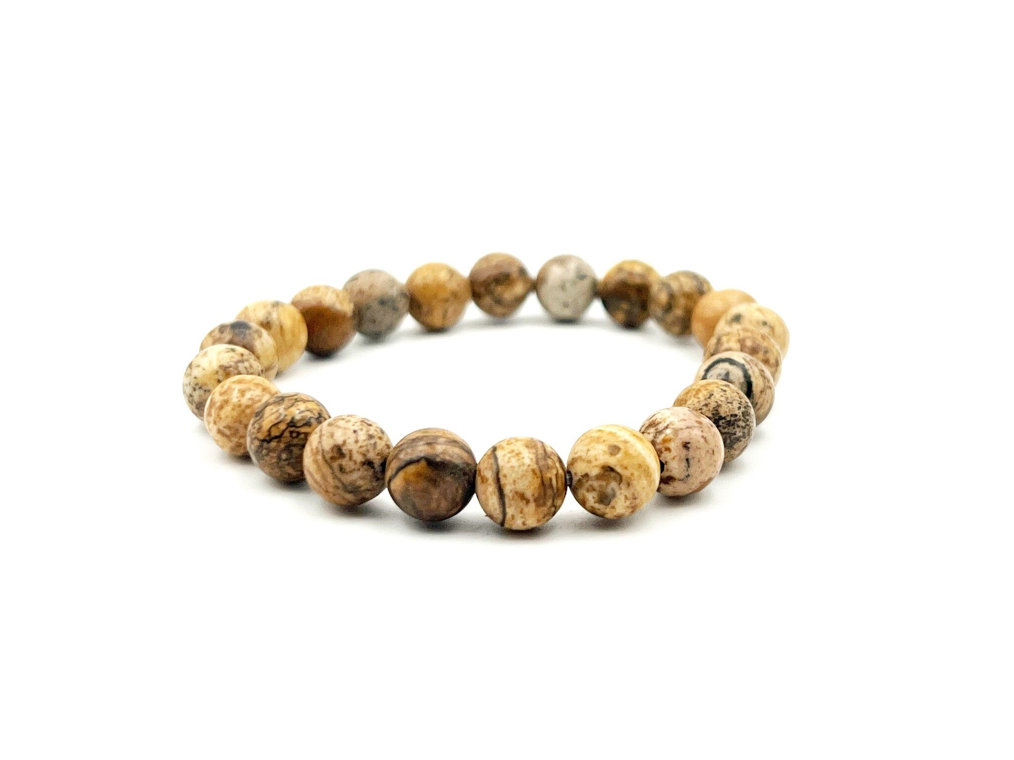 Bracelet jaspe paysage
