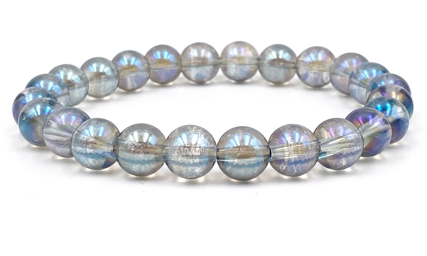 Bracelet quartz aura aqua