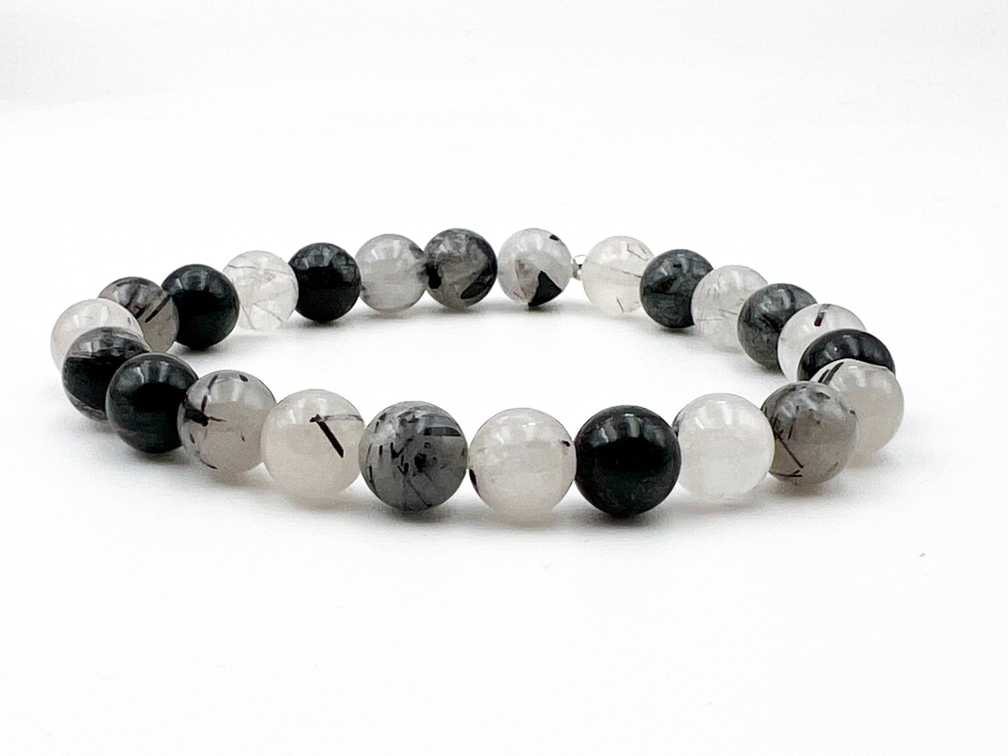 Bracelet quartz tourmaline