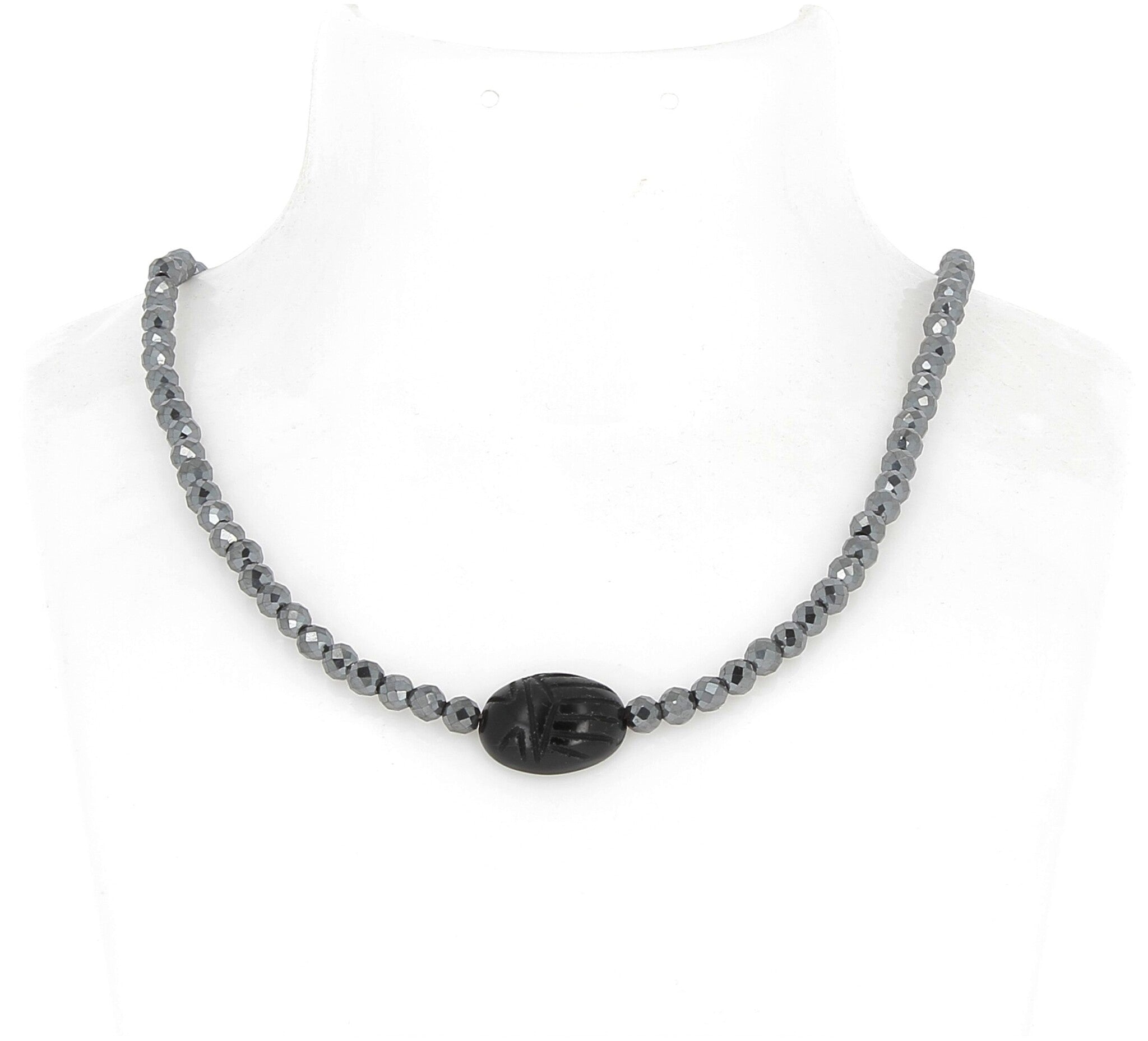 Ketting Hematiet Scarabee