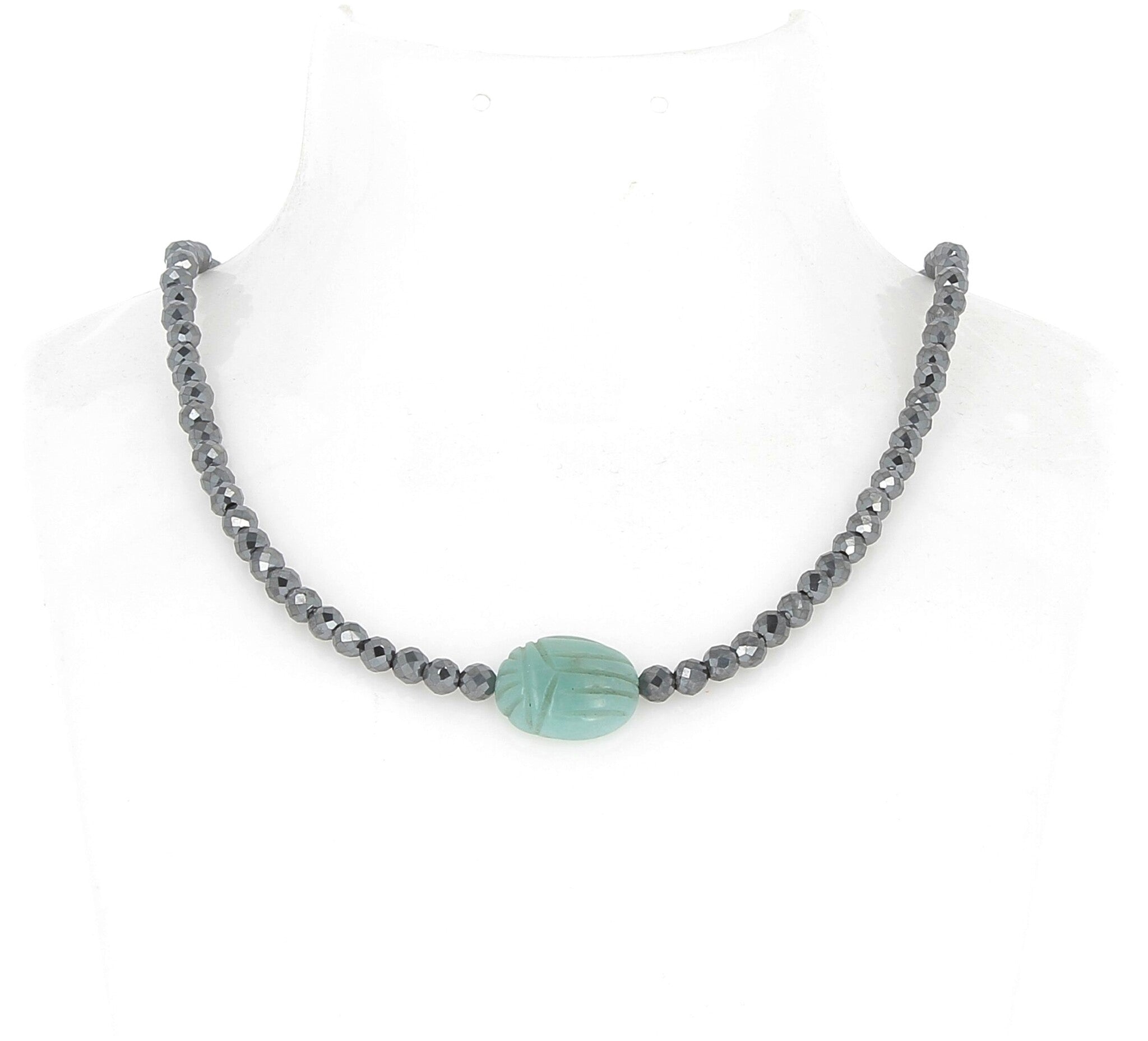 Ketting Hematiet Scarabee