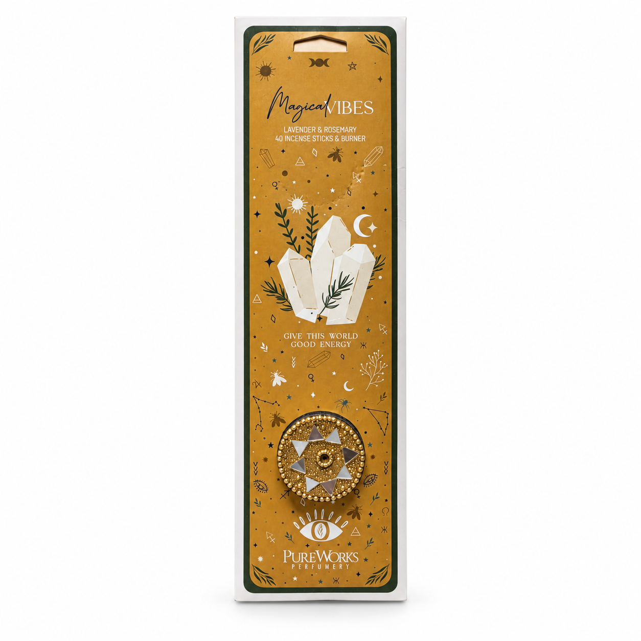 Encens Celestial Magic avec porte-encens
