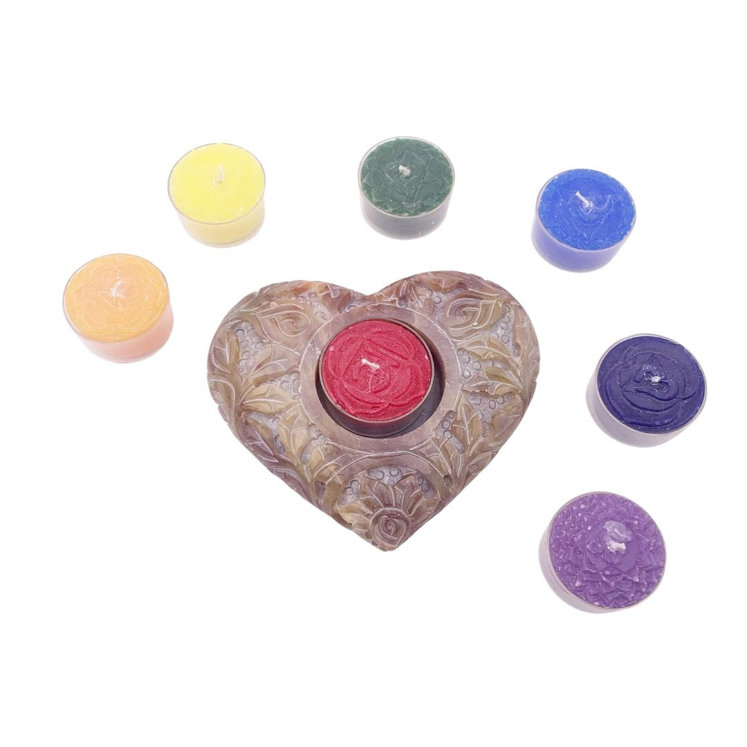 Pack de 7 bougies chakras
