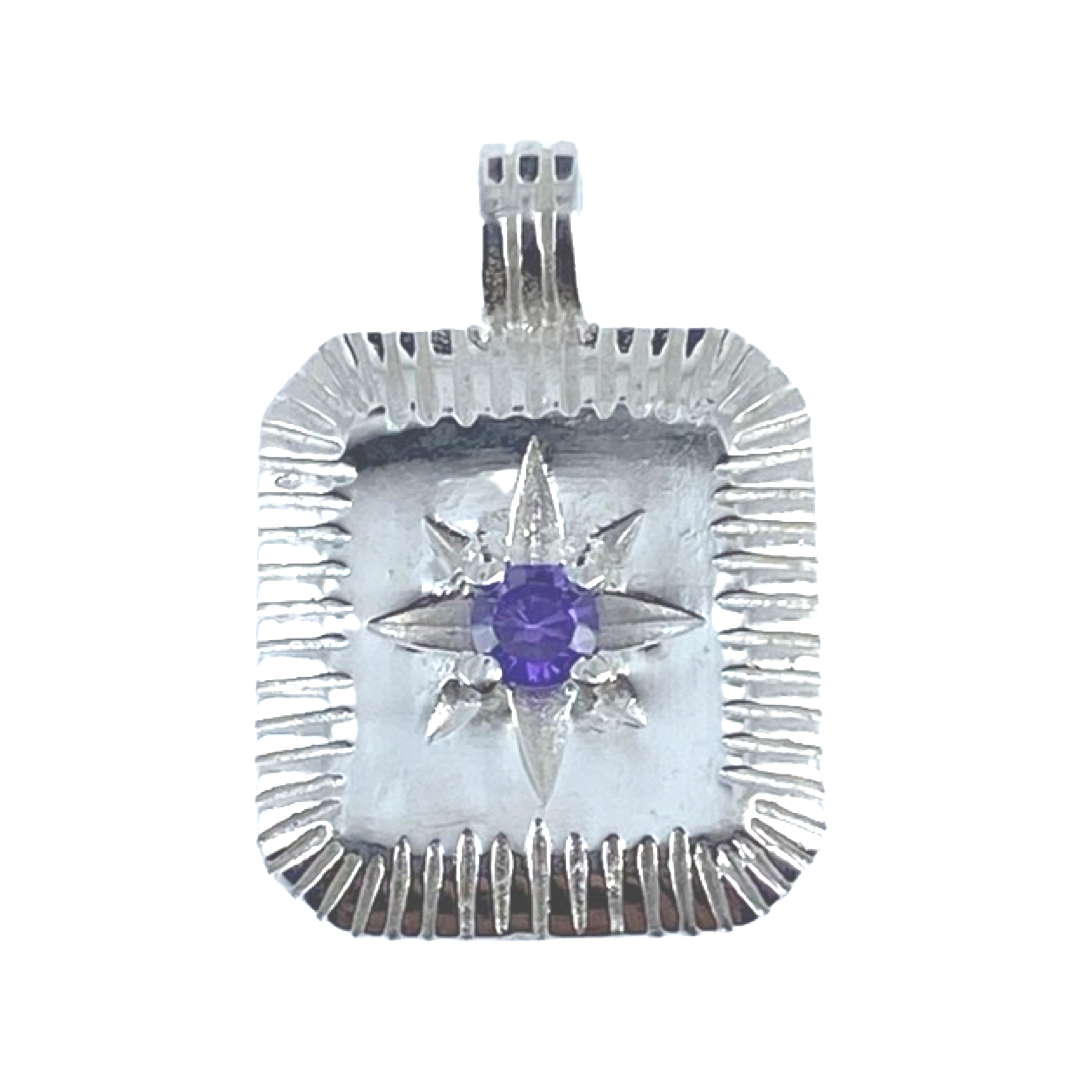 Pendentif pierres de naissances argent