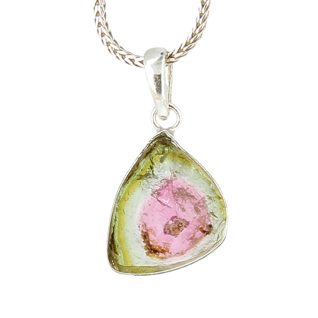 Pendentif tourmaline melon d'eau