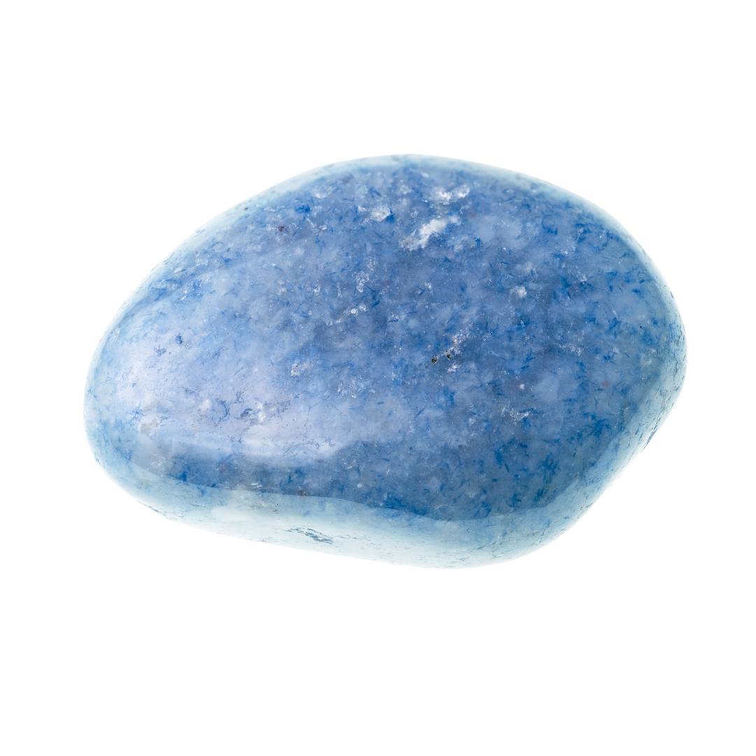Pierre roulée aventurine bleue