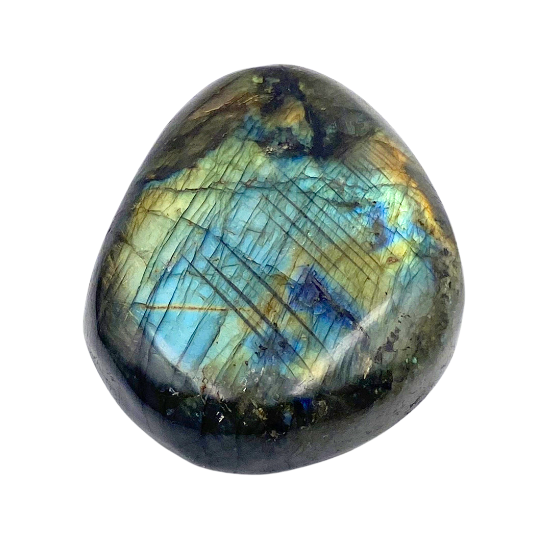 Pierre roulée labradorite