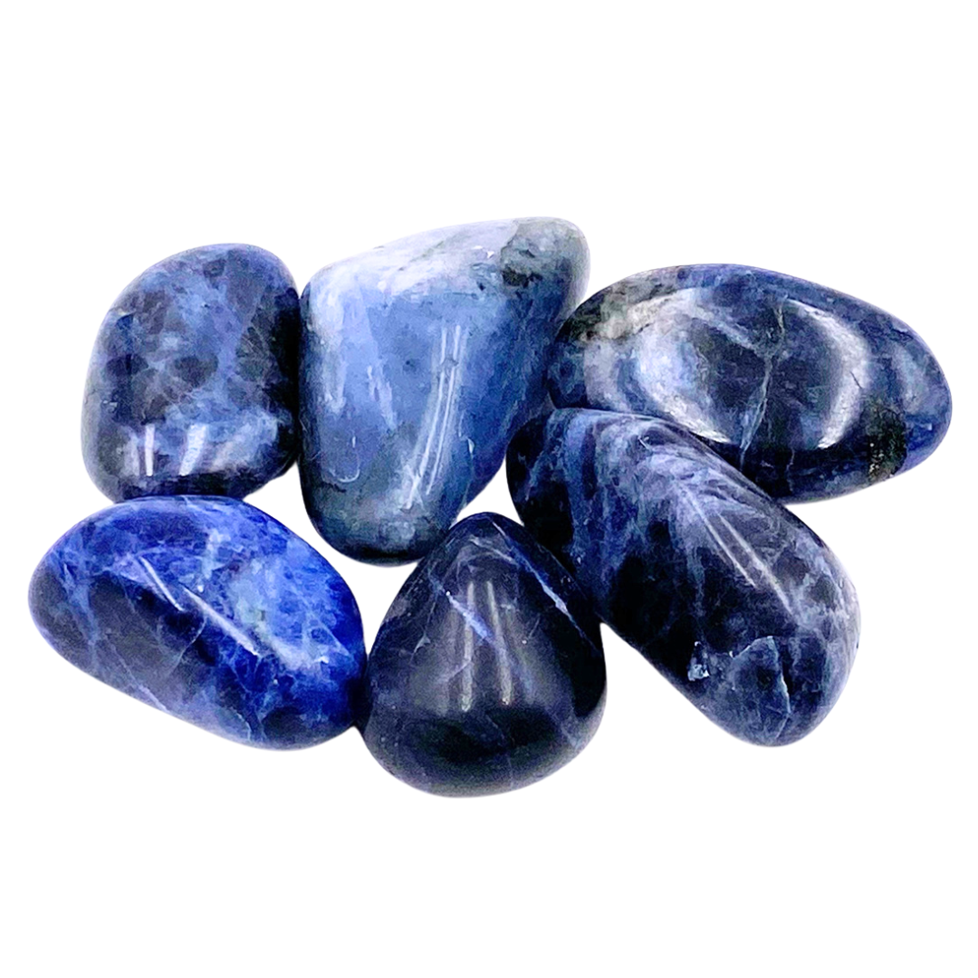 Pierre roulée sodalite