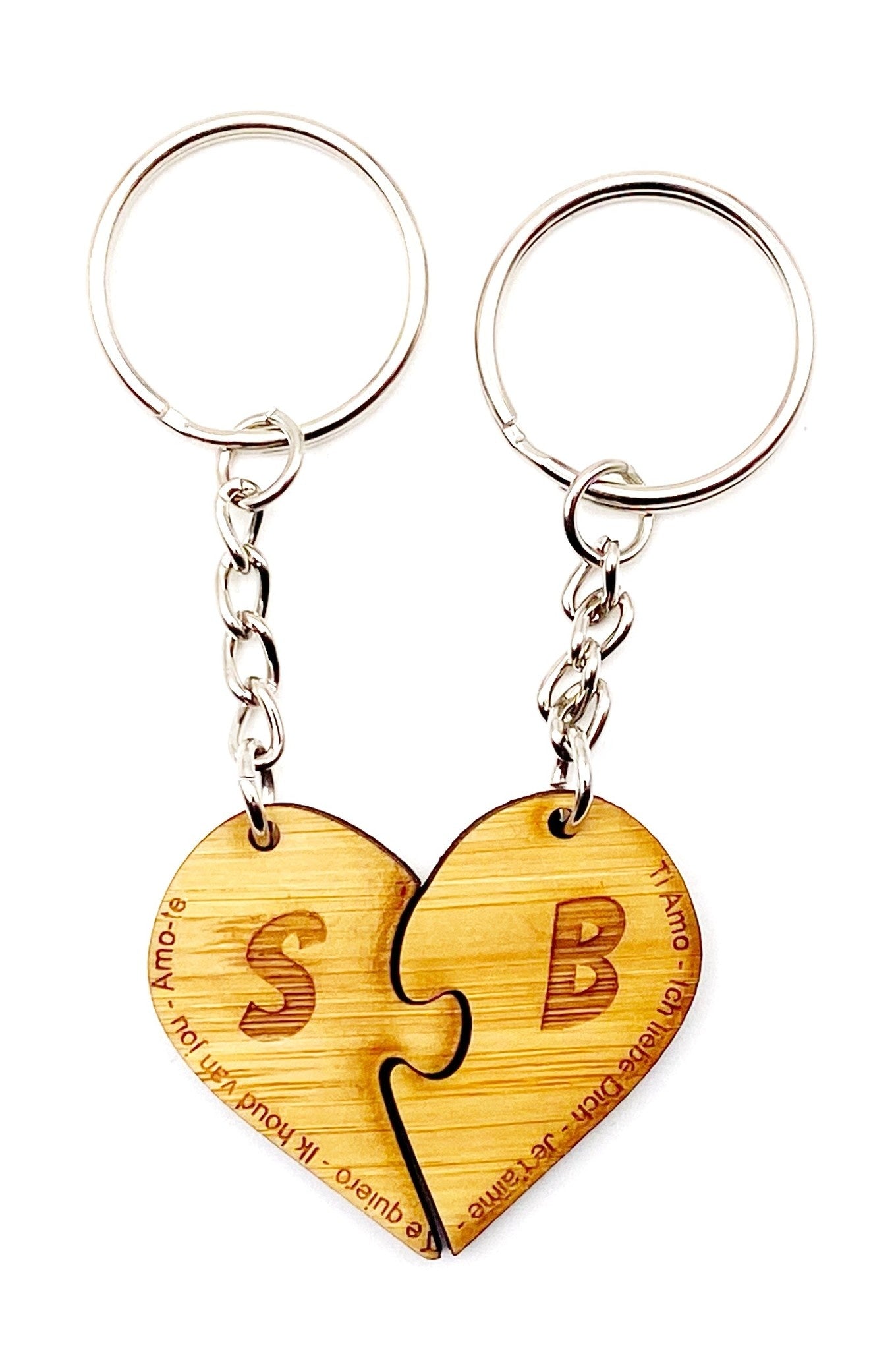 Porte-clés love coeur brisé