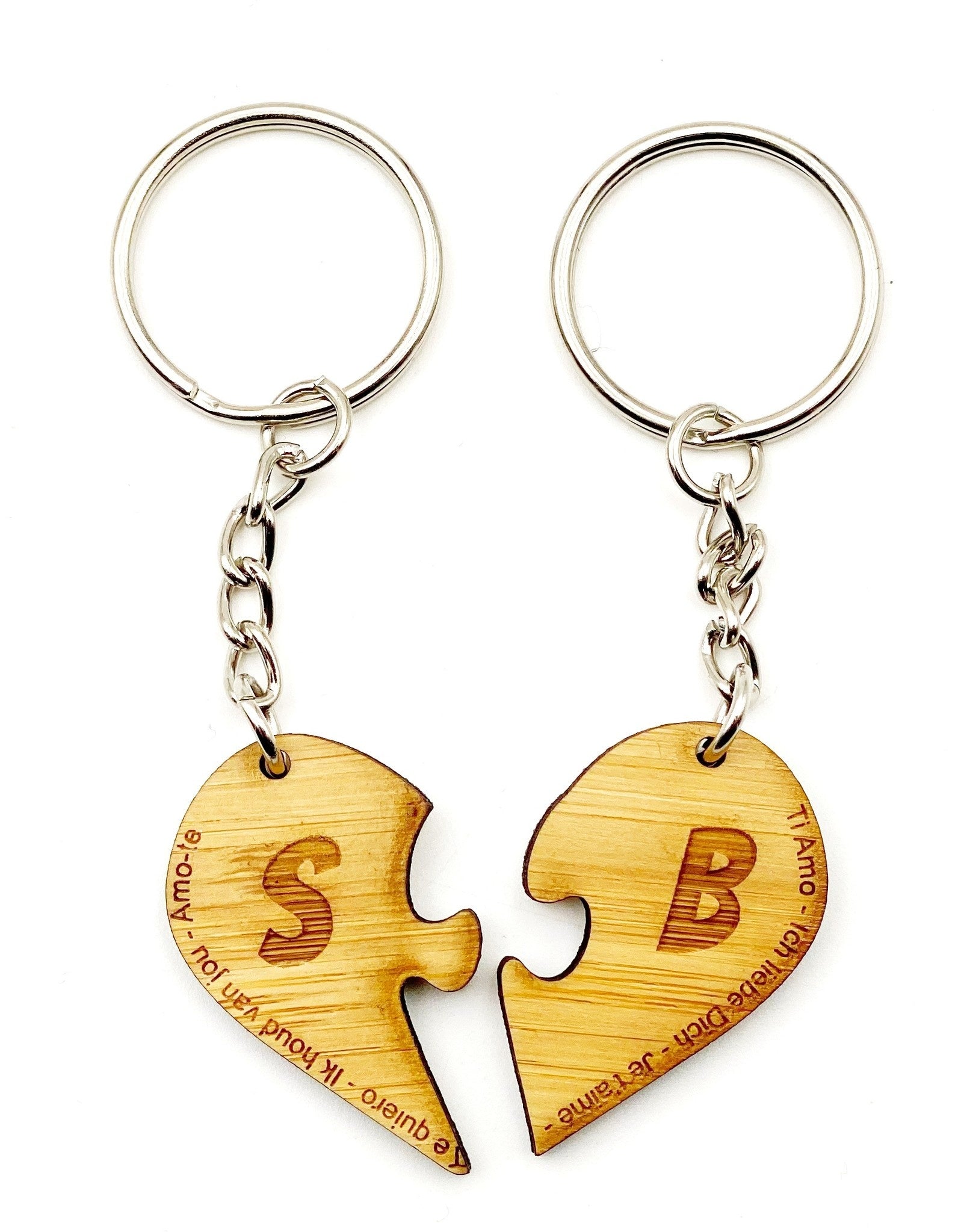Porte-clés love coeur brisé - vue 2