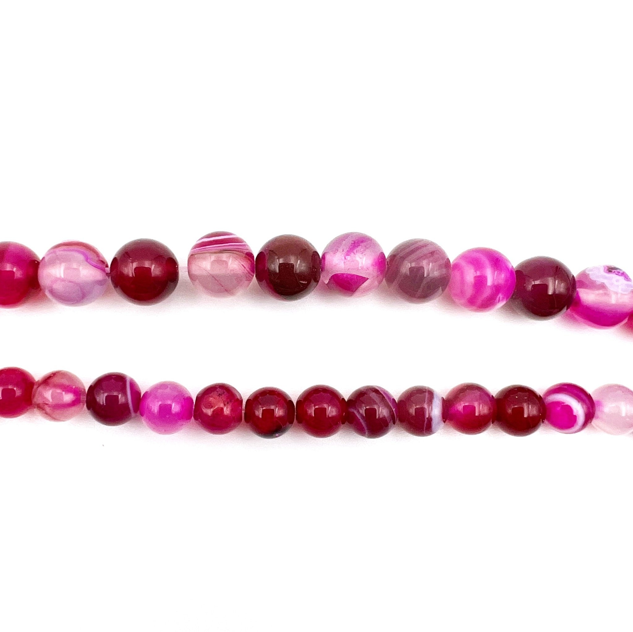 Rang Roze Fuchsia Agaat