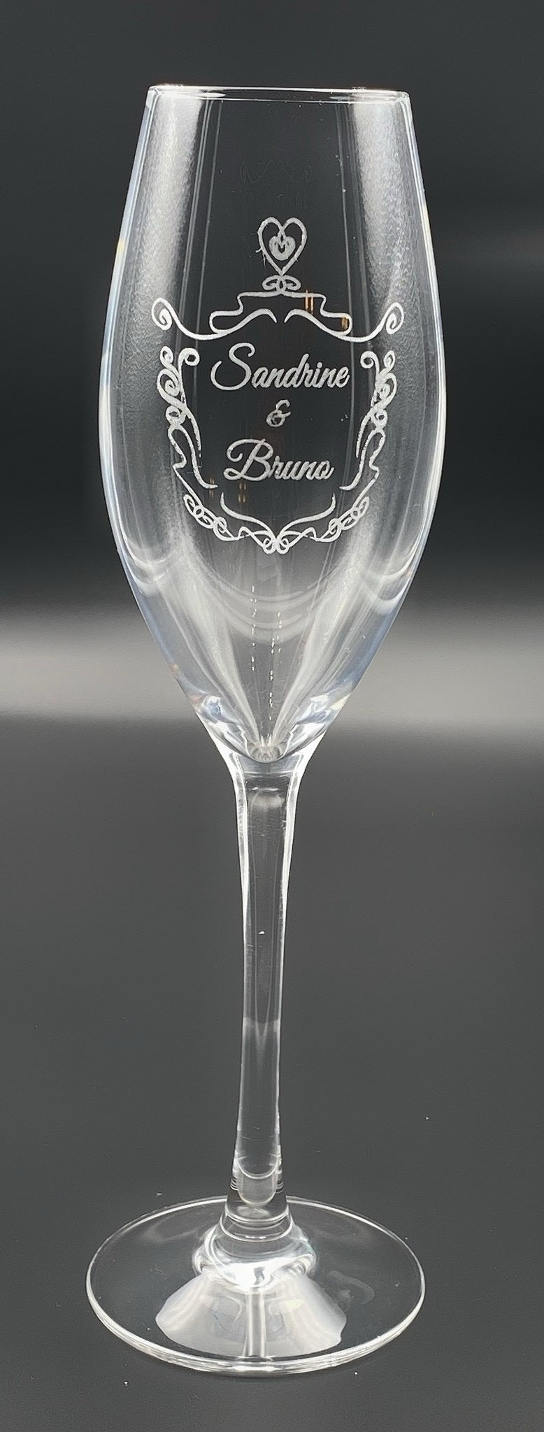 Verre champagne personnalisé