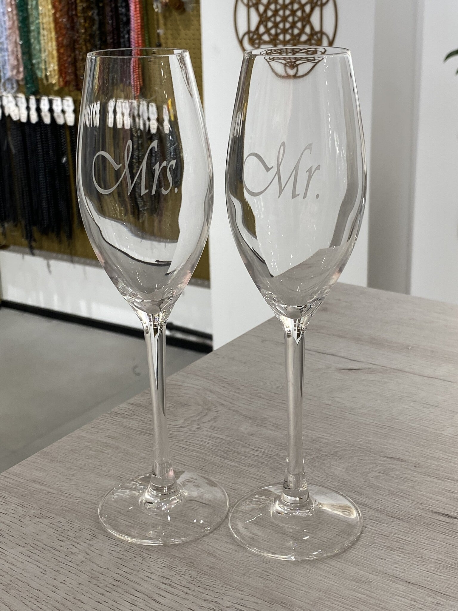 Verre champagne personnalisé - vue 2